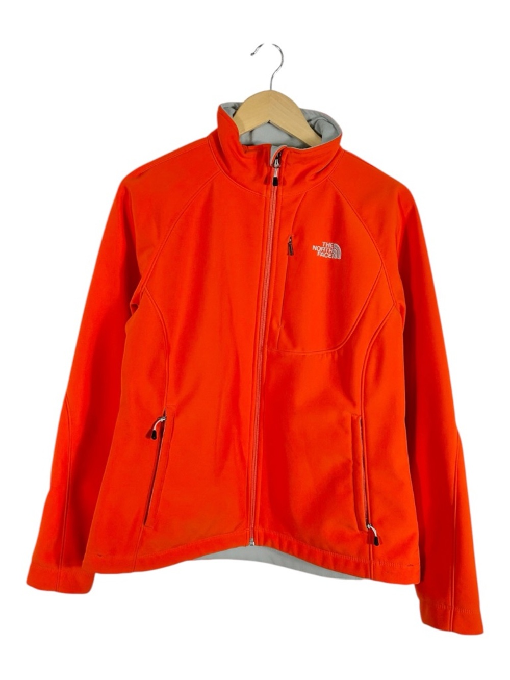 The‎ North Face Orange Women’s Apex Bionic Soft Shell Jacket Size Large
